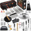 (134-piece set) Stainless Steel BBQ Tool Set with Griddle Spatula 1