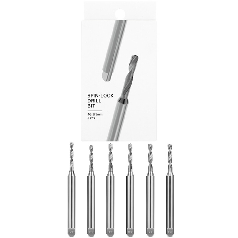 6Pcs Lightweight Steel Hand Dril Bit Manual Craft-Xdb S02 7696001876329