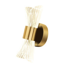 Contemporary Wall Lamp Iron Texture Effortless-D Type gold