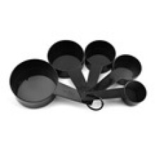 (Measuring cup 5-piece set) Set di 10 pezzi per la misurazione in cucina: cucchiaio dosatore, bilancia e misurino per polveri.