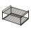 Practical Marker And Brush Organizer Rustproof Finish-Black L 1