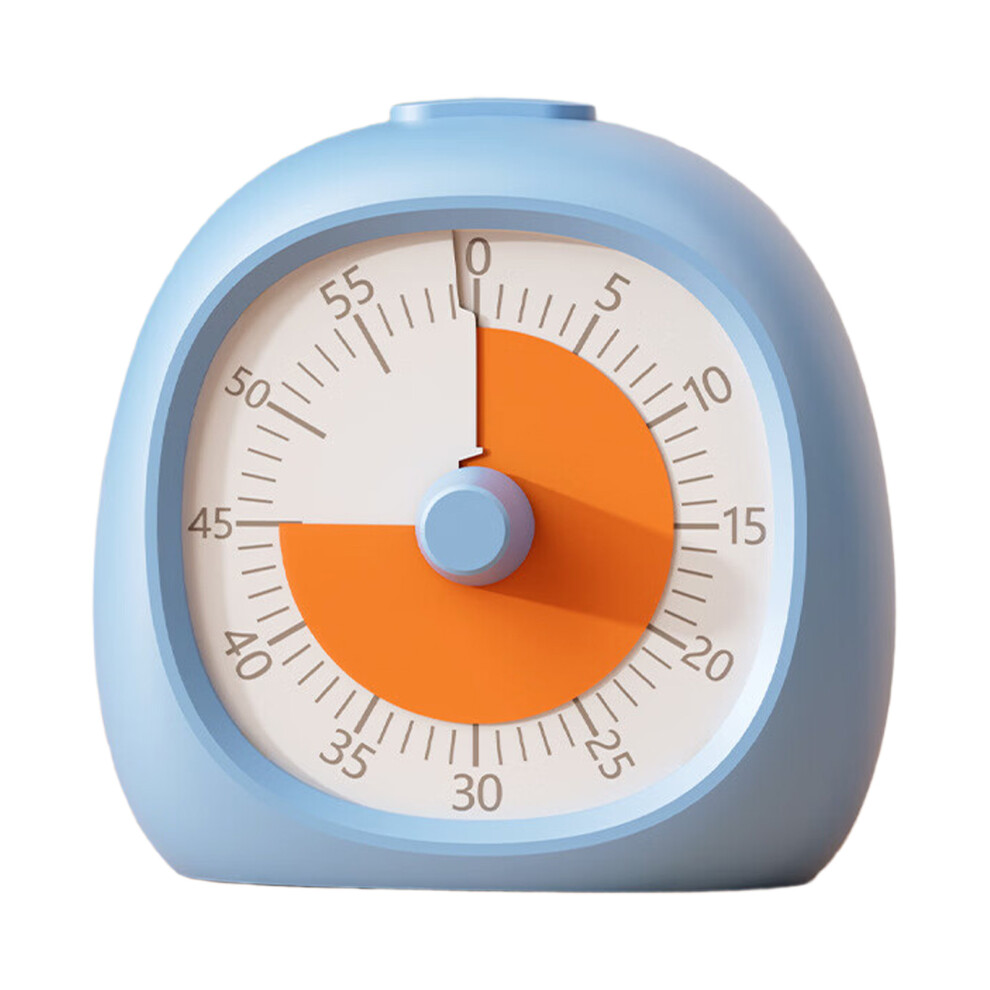 Plastic Countdown Timer 60 Minutes Visual Timer Desk Time- Blue 7696001877661