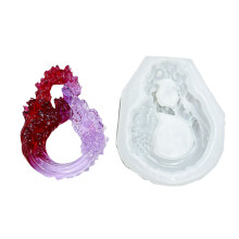Elegant Ancient Style Dangle Earring Silicone Mold For DIY-6