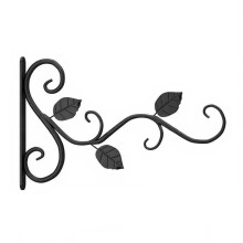 Durable Metal Plant Hangers With Artistic-Three leafs bracket
