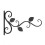 Durable Metal Plant Hangers With Artistic-Three leafs bracket 1