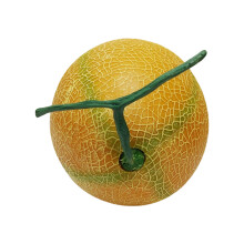 Safe Nontoxic Faux Cantaloupe Model Perfect-Yellow Long shape
