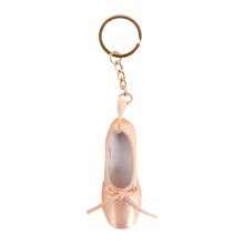 Delicate Dance Shoe Pendant Stylish Gift Cloth Fabric-Champagne