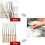 (8-pack) Expandable Stainless Steel BBQ Fork with Wooden Handle 4