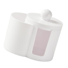 Kleine Organizer für Make-up-Accessoires aus-weißer Ball
