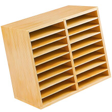 Artistieke multifunctionele houten pennencontainer voor het