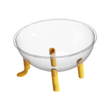 Acryl huisdier verhoogd bed voor kittens puppy-Geel