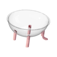 Katzenbett, Cartoon-Kätzchen, Haustierbett, Acryl, erhöhtes-Rosa