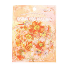 Artistic Decorative Scrapbook Sticker for Adults-or ange c ore
