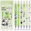 6-teiliger Neutralstift mit 0,5-mm-Spitze und Druckdesign,-1 2