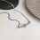 Collier chaîne serpent noué Unique et moderne en acier titane 4