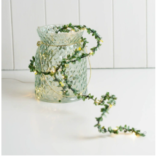 Copper Wire String Lights Home Use for Garland Vine Wedding Party Decoration Battery Operated Warm White 2M