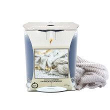 Cosy Cashmere Scented Candle 170g Jar Single Wick 45hrs Glass Cup Gift Idea