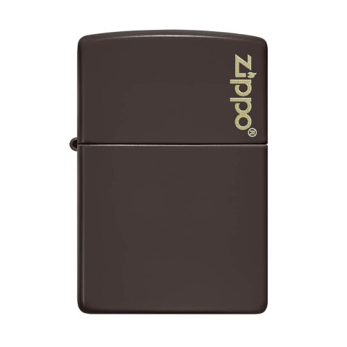 Zippo Zippo Lighter Classic Brown Zippo Logo Matte Windproof Flame Refillable Fuel
