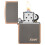 Zippo Zippo Lighter Rustic Bronze Logo Windproof Flame Refillable Lighter Flip Top 3