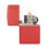 Zippo Zippo Lighter Red Matte Regular Logo Fuel Refillable Windproof Flame Flip Top 5