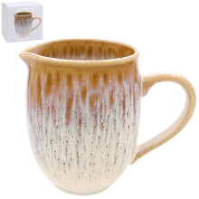 Reactive Glaze 700ml Jug Ceramic Pitcher Vintage Rustic Style Milk Water Creamer