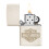 Zippo Zippo Harley Davidson Lighter Mercury Glass Effect Laser Engraved White Gold 3