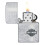 Zippo Zippo Harley Davidson Lighter Silver Brushed Chrome Logo Design Collectable New 3