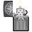 Zippo Zippo Lighter American Metal Emblem Windproof Flame Refillable Lighter Black 4