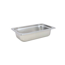 Stainless Steel Gastronorm Pan 1/4 x 6.5cm Container Food Storage Catering Tray