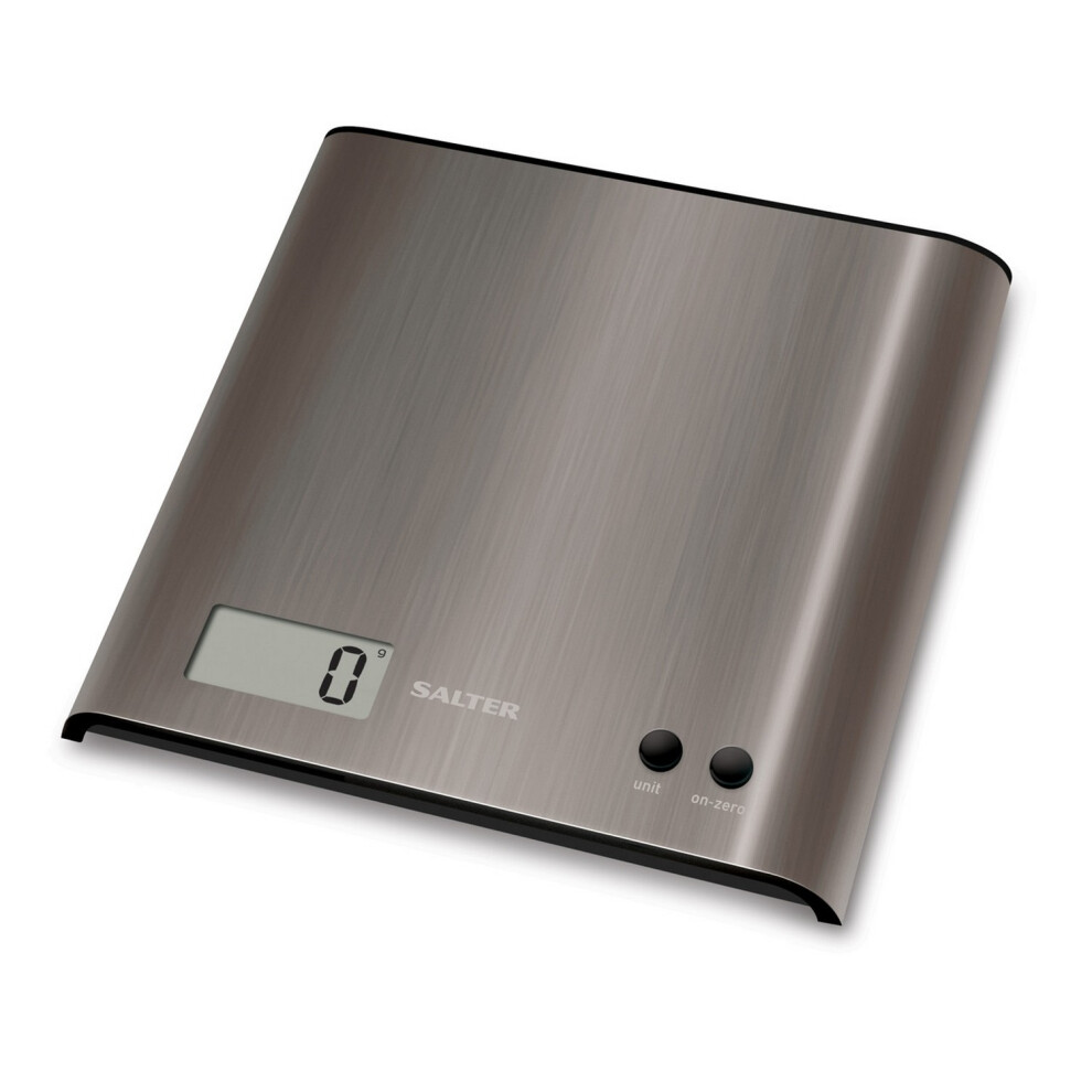 Salter Arc 3Kg Capacity Stainless Steel Digital Lcd Kitchen Food Weighing Scale