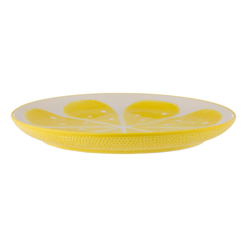Typhoon Dinner Plate Ceramic Yellow Lemon Platter 28cm Round Serving Plate Dish Crockery 1