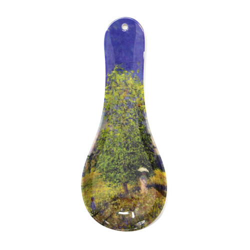 Spoon Rest Monet Artistic Design Tabletop Protection Melamine Kitchen Hygiene 2