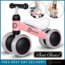 Pink Baby Balance Bike Toddler No Pedal Trike