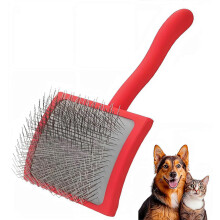 HK&Hanker Big G Dog Slicker Brush Professional Grooming Tool for Detangling Goldendoodles Poodles Long Haired Pets