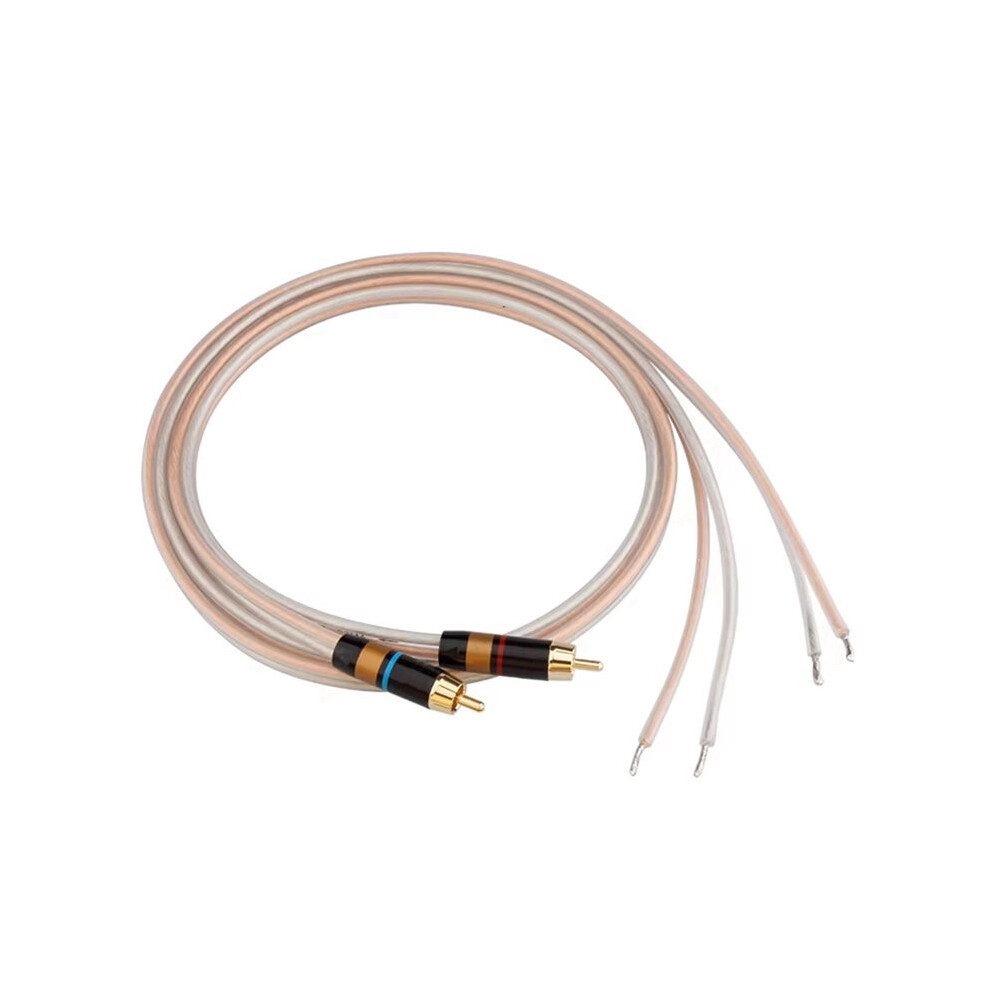 Hifi Rca Speaker Cable Bare Wire,Rca Plug Connector Adapter To Bare Wire For Amplifier Subwoofer Receiver Diy Audio 6033340158074