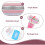 Συσκευασία 8 ανταλλακτικών λεπίδων ξυριστικής μηχανής Comfort Smooth, με σχεδιασμό 2