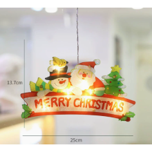 Christmas Suction Cup Light Battery Operated Hanging and Suction Design Home Use for Window Shop Display Party Holiday Decoration