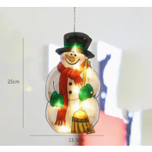 Christmas Window Light Battery Operated Suction Cup and Hook Home Use for Glass Door Shop Display Party Decoration