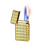 Dual Flame Butane Torch Lighter Refillable Gold Windproof Jet Flame with Adjustable Dual Control 1