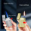 Dual Flame Butane Torch Lighter Refillable Gold Windproof Jet Flame with Adjustable Dual Control 2