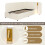 Beige Velvet Single Daybed with USB Charging 4