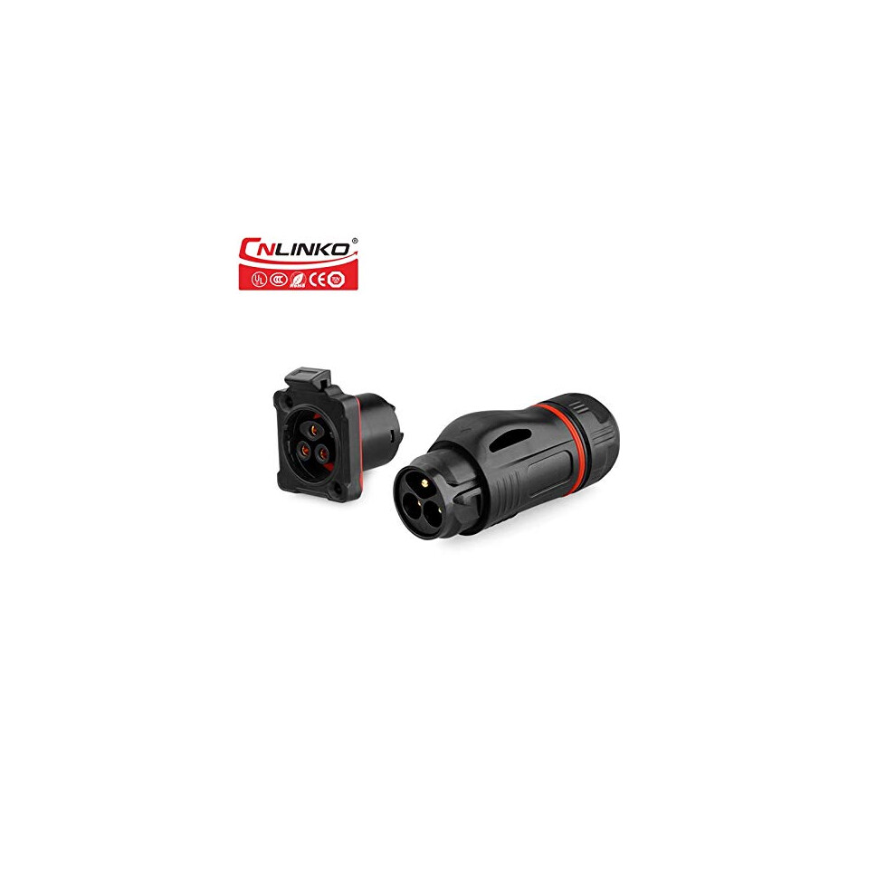 Ul Approved Waterproof Power Connector Round Plug Socket With Quick Release Screw Terminals 9771547936923