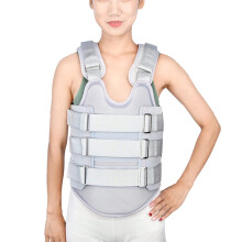 Adjustable Thoracolumbar Back Brace for Posture Correction and Spine Support, Lightweight Breathable Orthosis for Men and Women, Small
