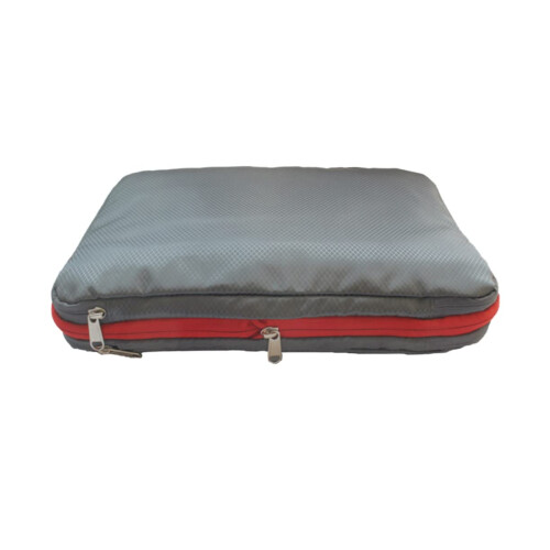 Compression Packing Cubes Small Gray Travel Compression Bag for Clothes SpaceSaving Moistureproof Organizer