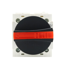 Solar DC Isolator Switch 4 Pole 32A 1500V Manual Rotary Disconnect for PV Combiner Box and Solar System
