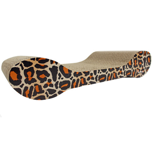 Cat Cardboard Corrugated Scratching Pad Leopard Print