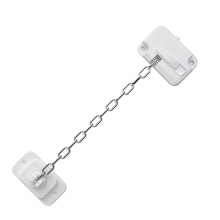 Stainless Steel Window and Door Chain Lock for Home Security, Easy Install, Durable Metal Construction