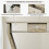 Mesa de console com gaveta e prateleira, 120x30x81 cm, cinza 5