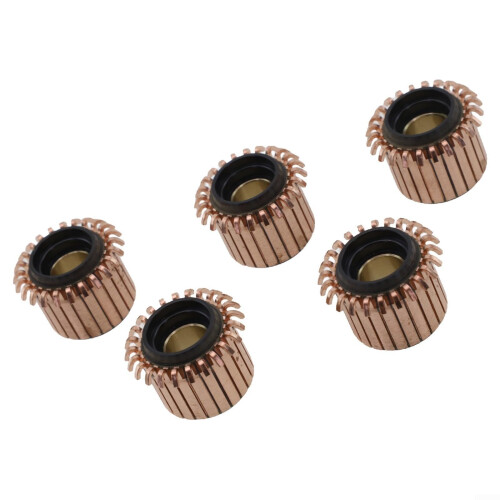 Copper Hook Type Motor Commutator 24P 5pcs, Precise Copper Construction for Enhanced Motor Efficiency and Smooth Power Transfer 2