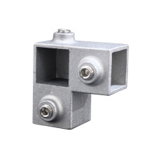 Vierkantrohr-Adapter, Aluminiumlegierung,-20x20 3 Wege